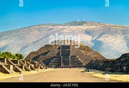 Pyramide des Mondes in Teotihuacan in Mexiko Stockfoto