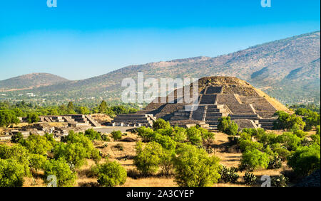 Pyramide des Mondes in Teotihuacan in Mexiko Stockfoto