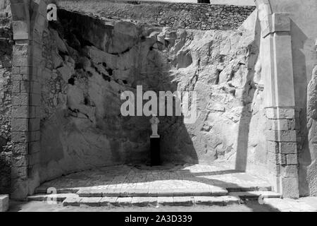 SANTA BARBARA alte Kapelle Ruinen Stockfoto