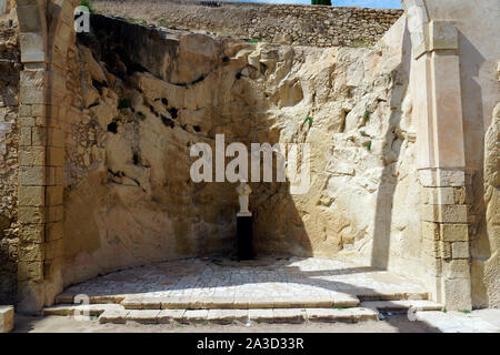 SANTA BARBARA alte Kapelle Ruinen Stockfoto