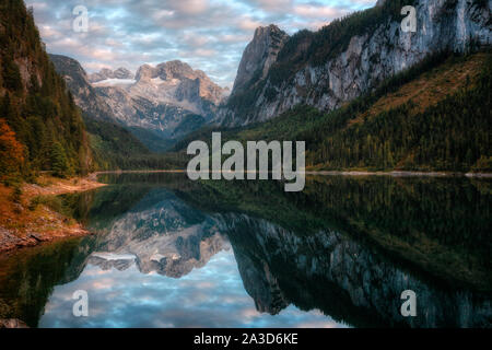 Lake Gosau, Oberösterreich, Gmunden, Österreich, Europa Stockfoto