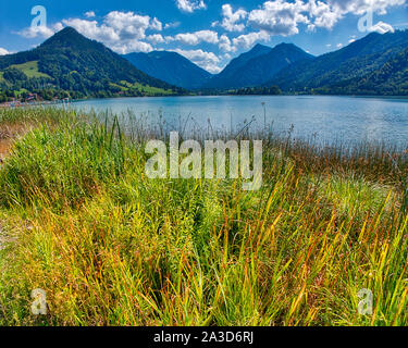 DE - Bayern: See Schliersee in der Nähe von Miesbach. Stockfoto