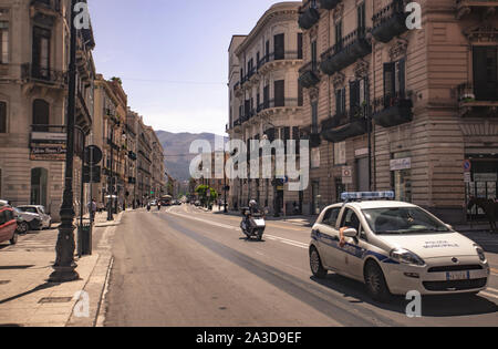 Zentrum von Palermo Straße Stockfoto