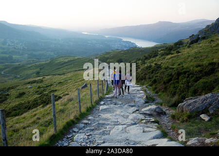 Snowdon, Wales, 2019. Foto von Akira Suemori Stockfoto