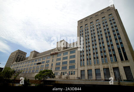 Alte Postgebäude Chicago Chicago Illinois Vereinigte Staaten von Amerika Stockfoto