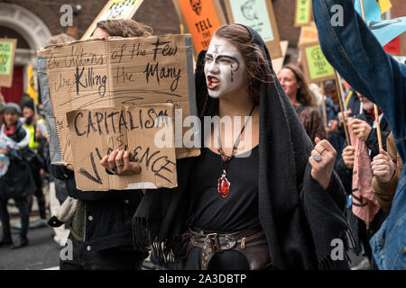 Aussterben rebellion Protest in Dublin, Irland. Stockfoto