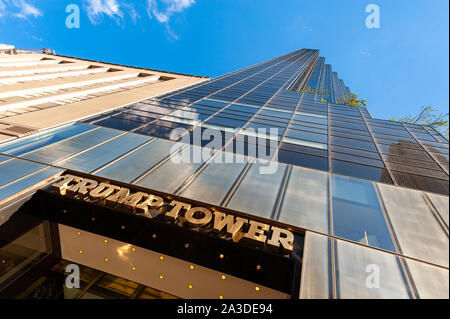 Trump Tower an der Fifth Avenue, New York City, USA Stockfoto