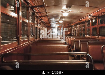 Im alten Bahnhof in Palma, Mallorca Stockfoto