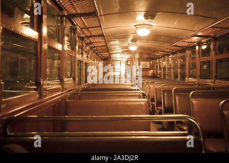 Im alten Bahnhof in Palma, Mallorca Stockfoto