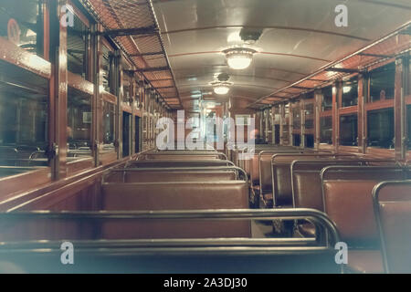 Im alten Bahnhof in Palma, Mallorca Stockfoto