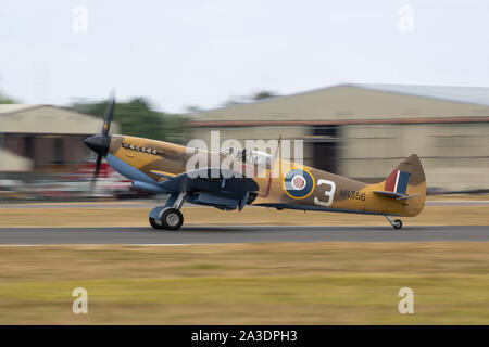BBMF Spitfire Mk LF IXe MK356 Stockfoto