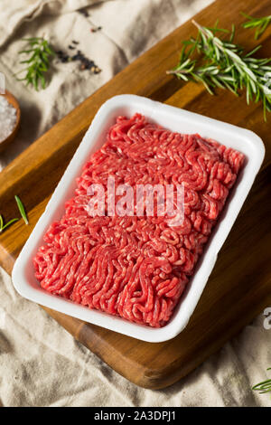 Raw Organic Rot Hackfleisch bereit zu Kochen Stockfoto