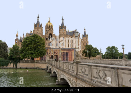 Schloss Schwerin, Mecklenburg-West Pomerania, Deutschland Stockfoto