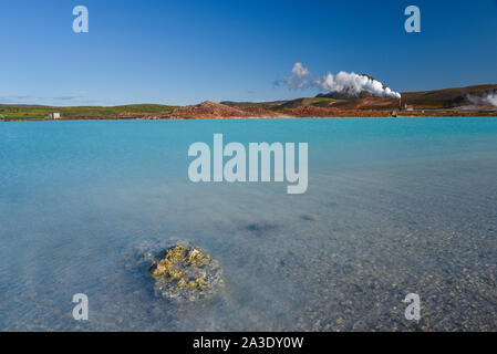 Geothermische Gebiet in der Nähe des Sees Myvatn, Island Stockfoto