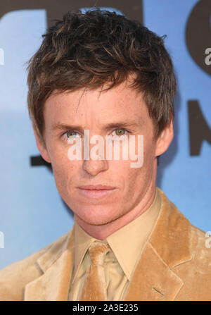 London, Großbritannien. 07 Okt, 2019. Der britische Schauspieler Eddie Redmayne besucht die Premiere Der luftschiffer am 63. BFI London Film Festival am 7. Oktober 2019. Foto von Rune Hellestad/UPI Quelle: UPI/Alamy leben Nachrichten Stockfoto