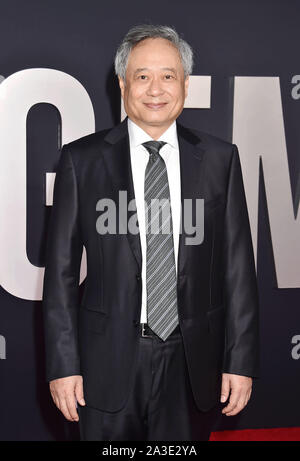 HOLLYWOOD, CA - Oktober 06: Ang Lee nimmt an Paramount Pictures" Premiere von "Gemini Man" an TCL Chinese Theatre am Oktober 06, 2019 in Hollywood, Kalifornien. Stockfoto