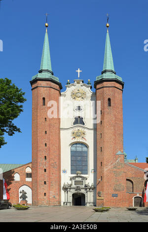 Danzig, Pommern, Polen - 19. Juni 2019: Die Kathedrale von Oliwa in Danzig - Polen. Stockfoto