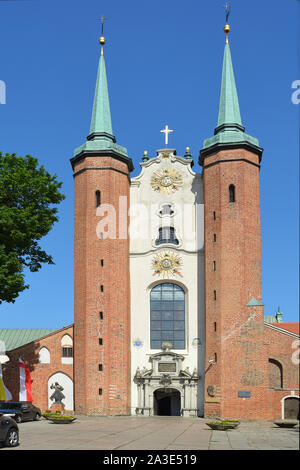 Danzig, Pommern, Polen - 19. Juni 2019: Die Kathedrale von Oliwa in Danzig - Polen. Stockfoto