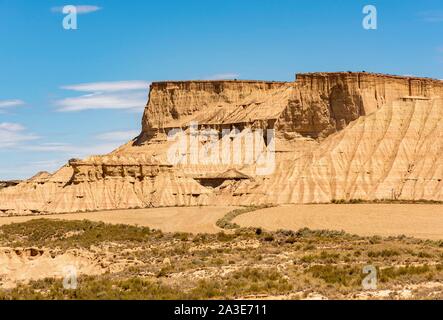 Wüste Bardenas Reales, Navarra, Spanien Stockfoto