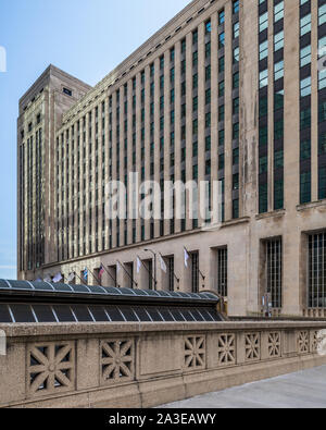 Alten Chicago Main Post Office Gebäude Stockfoto