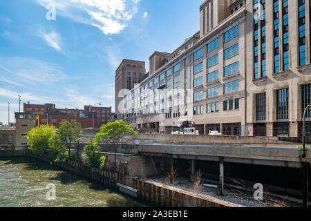 Alten Chicago Main Post Office Gebäude Stockfoto