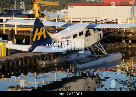 Harbour Air Beaver Salt Spring Harbor BC Stockfoto