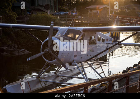 Harbour Air Beaver Salt Spring Harbor BC Stockfoto