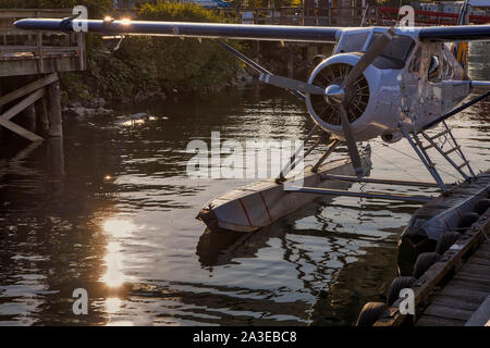 Harbour Air Beaver Salt Spring Harbor BC Stockfoto