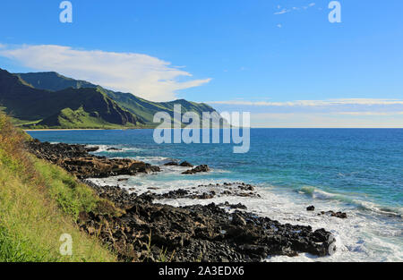 Kaena Point SP, Oahu, Hawaii Stockfoto