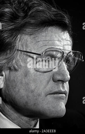 Washington DC, USA, 29. Januar 1985 Senator Edward Kennedy während Senat-rechtsausschusse Anhörungen über die Bestätigung von Edwin Meese als Attorney General Stockfoto