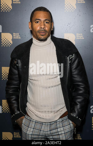 London, Großbritannien. 07 Okt, 2019. Harvey nimmt an der schwarzen Magie Auszeichnungen 2019 "Women's Edition' am Kriterium Theater, Piccadilly Circus in London statt. Credit: SOPA Images Limited/Alamy leben Nachrichten Stockfoto