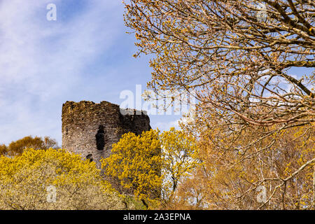 Dolbadarn Schloss in Llanberis, Snowdonia, North Wales Stockfoto