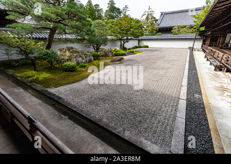 Nanzenji Hojo Garten - nanzenji Tempel ist einer der wichtigsten Zen Tempel in Japan und den Kopf Tempel einer der Schulen innerhalb des Rinzai s Stockfoto