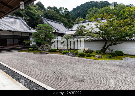 Nanzenji Hojo Garten - nanzenji Tempel ist einer der wichtigsten Zen Tempel in Japan und den Kopf Tempel einer der Schulen innerhalb des Rinzai s Stockfoto