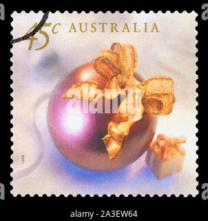 Australien - ca. 1999: Briefmarke Australien, zeigt Weihnachtsschmuck ca. 1999. Stockfoto