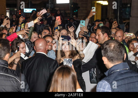 Rom, Malefiz Film Präsentation - Angelina Jolie und Michelle Pfeiffer treffen Fans. In der Foto: Angelina Jolie Stockfoto