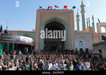 "Ghali Shoyan Teppich waschen Zeremonie im Iran Stockfoto