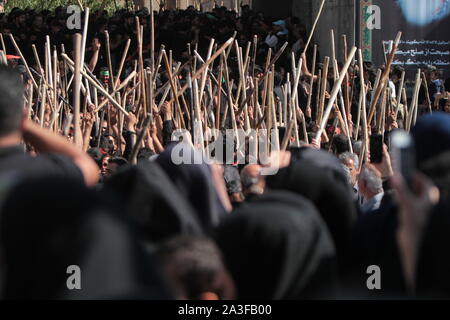 "Ghali Shoyan Teppich waschen Zeremonie im Iran Stockfoto