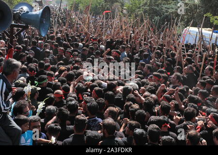 "Ghali Shoyan Teppich waschen Zeremonie im Iran Stockfoto