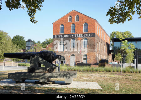 Historische Tredegar Iron Works in Richmond, Virginia. Teil des amerikanischen Bürgerkriegs Museum Stockfoto