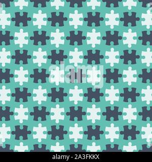 Bunte Jigsaw nahtlose Muster Vector lieferbar Abbildung: Stock Vektor