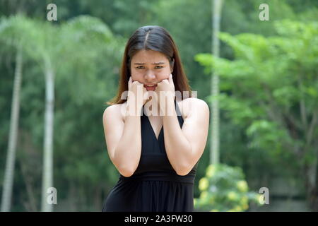 Eine Minderheit von Frauen und Angst Stockfoto