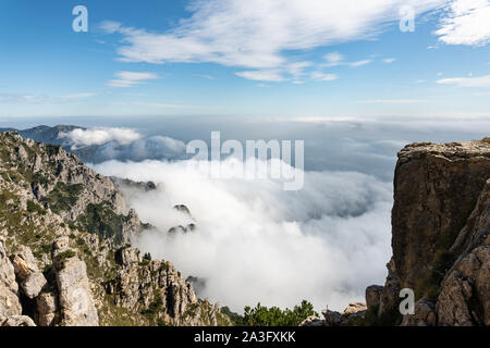 Monte Pasubio - Strada delle cinquantadue 52 Gallerie Stockfoto