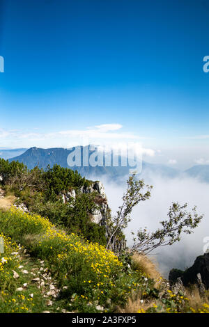 Monte Pasubio - Strada delle cinquantadue 52 Gallerie Stockfoto