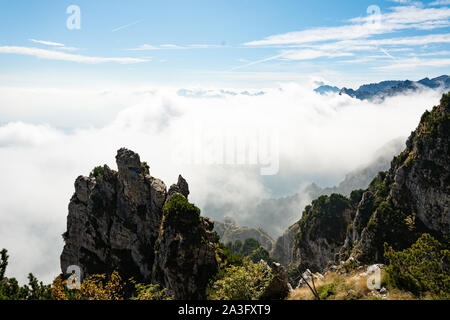 Monte Pasubio - Strada delle cinquantadue 52 Gallerie Stockfoto