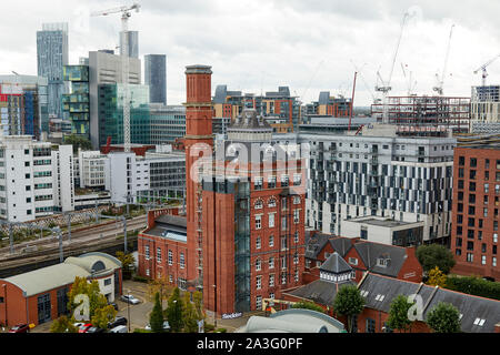 Deva City Office Park Manchester einzigartige office Entwicklung auf dem Gelände des ehemaligen Threlfall Brauerei Stockfoto