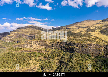 Simien Mountains National Park in Äthiopien Stockfoto