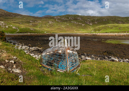 Borosdale Bay in der Nähe von Rodel auf der Hebriden Isle of Harris Stockfoto