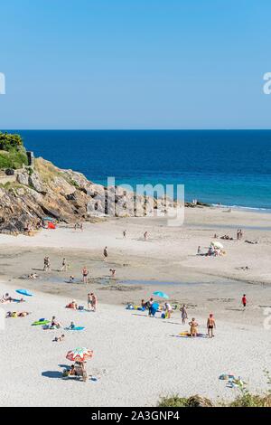 Frankreich, Finistere, Aven Land, Nevez, Rospico Strand Stockfoto