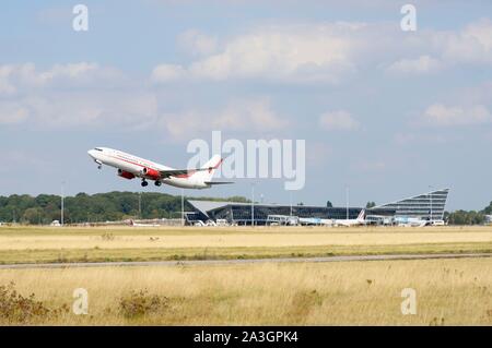 Frankreich, Nord, Flughafen Lille Lesquin, Algerien Flugzeug Stockfoto